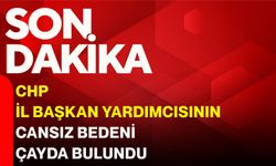 CHP İl Başkan Yardımcısının cansız bedeni çayda bulundu!
