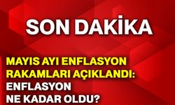 Mayıs ayı enflasyon rakamları açıklandı: Enflasyon ne kadar oldu?