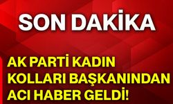AK Parti Kadın Kolları Başkanından acı haber geldi!