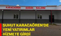Şuhut Karacaören’de yeni yatırımlar hizmete girdi