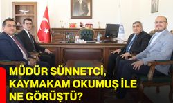 Müdür Sünnetci, Kaymakam Okumuş ile ne görüştü?