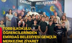 TOBB ilkokulu öğrencilerinden Emirdağ Belediyesi Gençlik Merkezine ziyaret