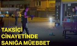 Taksici cinayetinde sanığa müebbet