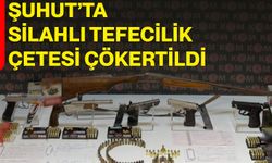 Şuhut’ta silahlı tefecilik çetesi çökertildi