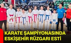 Karate şampiyonasında Eskişehir rüzgarı esti