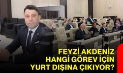 Feyzi Akdeniz hangi görev için yurt dışına gidiyor?