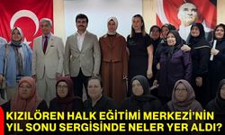 Kızılören Halk Eğitim Merkezi'nin yıl sonu sergisinde neler yer aldı?