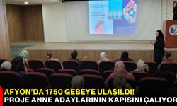 Afyonkarahisar’da 1750 gebeye ulaşıldı! Proje anne adaylarının kapısını çalıyor