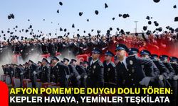 Afyon POMEM’de duygu dolu tören: Kepler havaya, yeminler teşkilata