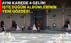 Aynı karede 4 gelin! İşte düğün albümlerinin yeni gözdesi