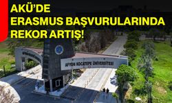 AKÜ’de Erasmus başvurularında rekor artış!