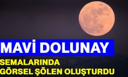 Mavi Dolunay semalarında görsel şölen oluşturdu