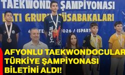 Afyonlu Taekwondocular Türkiye Şampiyonası biletini aldı