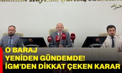 O baraj yeniden gündemde! İGM'den dikkat çeken karar