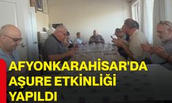 Afyonkarahisar'da aşure etkinliği yapıldı