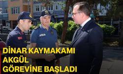 Dinar Kaymakamı Akgül görevine başladı