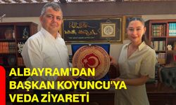 Albayram'dan Başkan Koyuncu'ya veda ziyareti