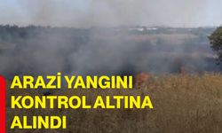 Arazi yangını kontrol altına alındı