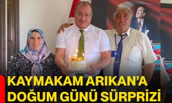 Kaymakam Arıkan’a doğum günü sürprizi