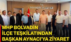 MHP Bolvadin İlçe Teşkilatından Başkan Aynacı'ya ziyaret