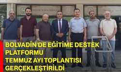 Bolvadin'de eğitime destek platformu Temmuz ayı toplantısı gerçekleştirildi