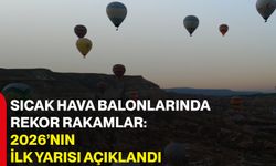 Sıcak hava balonlarında rekor rakamlar: 2026’nın ilk yarısı açıklandı