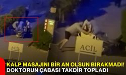 Kalp masajını bir an olsun bırakmadı! Doktorun çabası takdir topladı