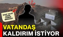 Vatandaş kaldırım istiyor