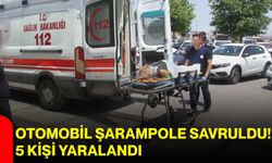 Otomobil şarampole savruldu! 5 kişi yaralandı