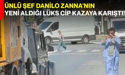 Ünlü şef Danilo Zanna'nın yeni aldığı lüks cip kazaya karıştı!