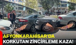 Afyonkarahisar'da korkutan zincirleme kaza!