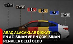 Araç alacaklar dikkat! En az ısınan ve en çok ısınan renkler belli oldu