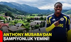 Anthony Musaba'dan şampiyonluk yemini!