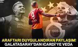 Taraftarı duygulandıran paylaşım! Galatasaray'dan Icardi'ye veda