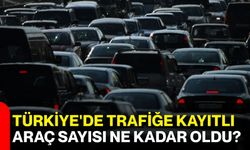 Türkiye'de trafiğe kayıtlı araç sayısı ne kadar oldu?