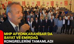 MHP Afyonkarahisar'da Bayat ve Emirdağ kongrelerini tamamladı