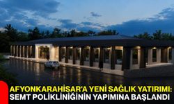 Afyonkarahisar'a yeni sağlık yatırımı: Semt polikliniğinin yapımına başlandı