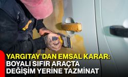 Yargıtay'dan emsal karar: Boyalı sıfır araçta değişim yerine tazminat