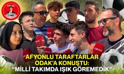 Afyonlu taraftarlar ODAK’a konuştu: “Milli takımda ışık göremedik”