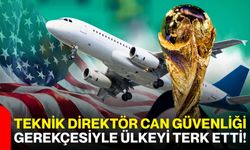 Teknik direktör can güvenliği gerekçesiyle ülkeyi terk etti!