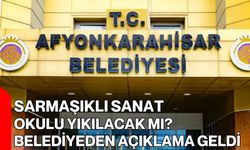 Sarmaşıklı Sanat Okulu yıkılacak mı? Belediyeden açıklama geldi