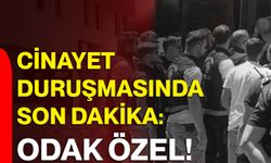 Cinayet duruşmasında son dakika: ODAK özel!