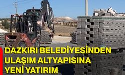 Dazkırı Belediyesinden ulaşım altyapısına yeni yatırım