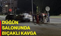 Düğün salonunda bıçaklı kavga