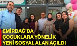 Emirdağ’da çocuklara yönelik yeni sosyal alan açıldı