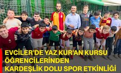 Evciler’de Yaz Kur’an Kursu öğrencilerinden kardeşlik dolu spor etkinliği