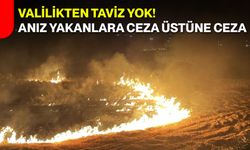 Valilikten taviz yok! Anız yakanlara ceza üstüne ceza