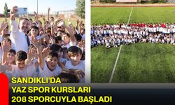 Sandıklı'da Yaz Spor Kursları 208 sporcuyla başladı