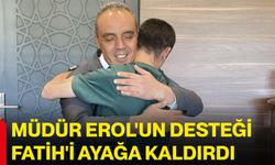 Müdür Erol'un desteği Fatih'i ayağa kaldırdı