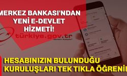 Merkez Bankası'ndan yeni e-Devlet hizmeti!